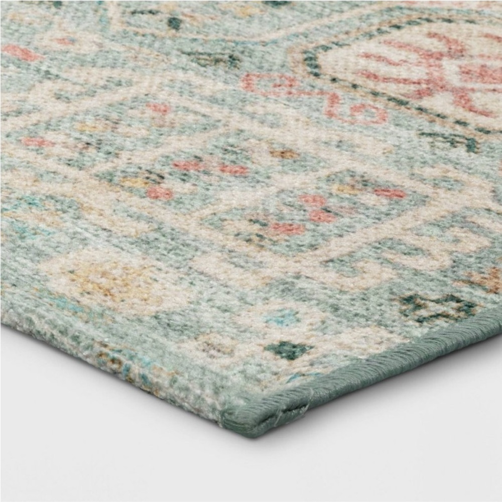 2'3"×3'9" Saltwash Accent Rug from Threshold™ Accent Rug Blue - Threshold NWT - Picture 3 of 4